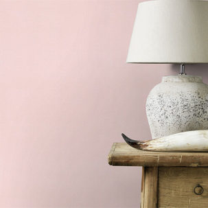 Papel pintado infantil topitos blancos fondo rosa - Imagen 2