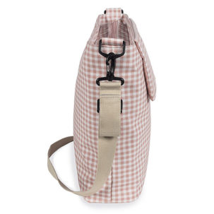 Bolsa canastilla I Love Vichy rosa - Imagen 4