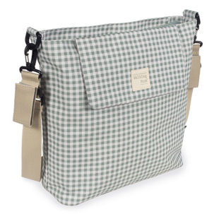 Bolsa canastilla I Love Vichy verde - Imagen 6