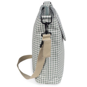 Bolsa canastilla I Love Vichy verde - Imagen 5