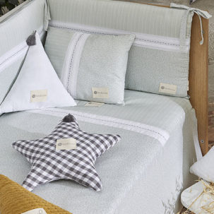 Edredón con protector Provenza verde