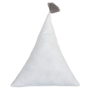 Cojín triángulo Provenza Vichy blanco - Imagen 3