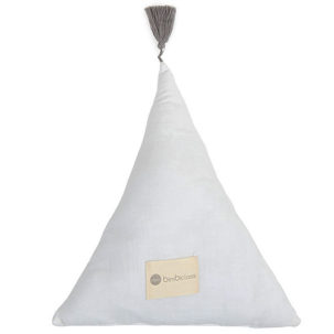 Cojín triángulo Provenza Vichy blanco