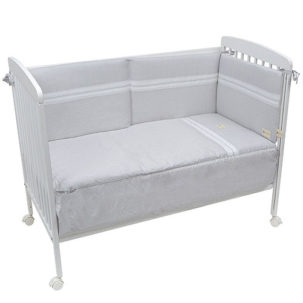 Edredón con protector Provenza gris