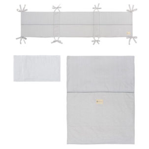 Funda nórdica Provenza gris set de 3 piezas - Imagen 2