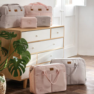 Maleta maternal Teddy rosa - Imagen 2