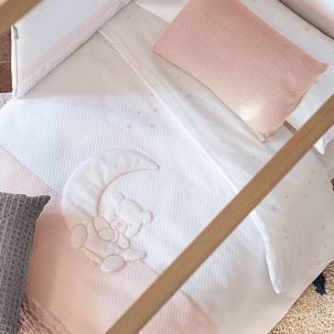 Cojín Bee Rosa pastel - Imagen 2