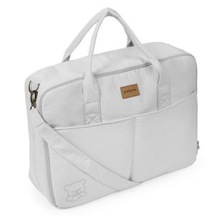 Maleta maternal Teddy gris