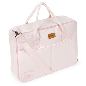 Maleta maternal Teddy rosa