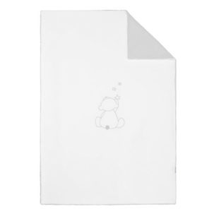 Manta de pelo Teddy gris