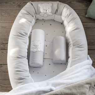 Manta de pelo Teddy gris - Imagen 2