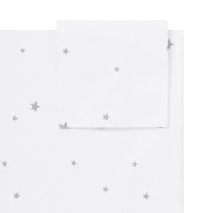 Juego de sábanas para minicuna Teddy Gris - Imagen 2