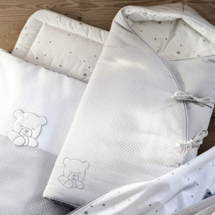 Saco para cuco Moon Teddy gris - Imagen 2