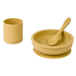 Set de 3 piezas 'Party' mostaza