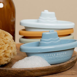 Barquitos apilables para el baño azules - Imagen 5