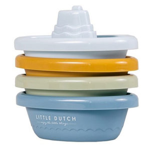 Barquitos apilables para el baño azules - Imagen 8