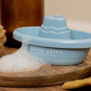 Barquitos apilables para el baño azules - Imagen 3