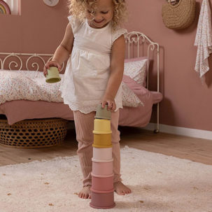 Cubitos apilables rosas - Imagen 2