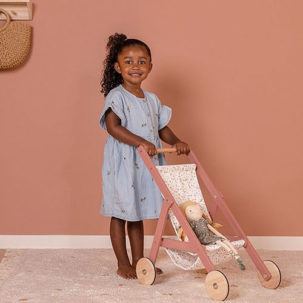 Carrito para muñecas Flores y Mariposas - Imagen 3