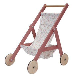 Carrito para muñecas Flores y Mariposas