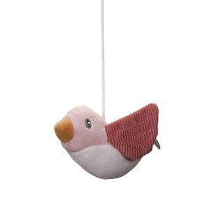 Móvil musical de madera natural Flores y Mariposas - Imagen 8