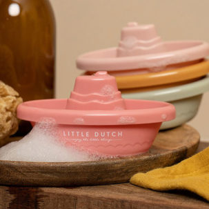 Barquitos apilables para el baño rosas - Imagen 3