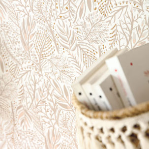 Papel pintado Jade beige - Imagen 2