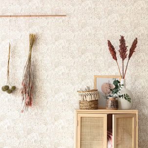 Papel pintado Jade beige - Imagen 3