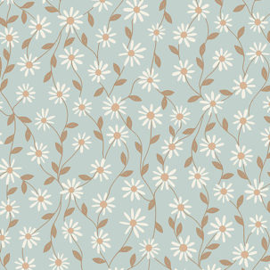 Papel pintado Anna azul