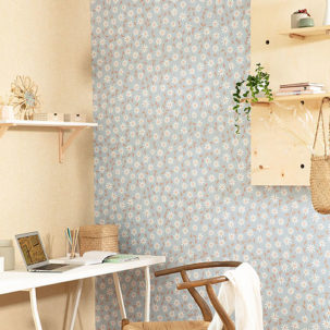 Papel pintado Anna azul - Imagen 3