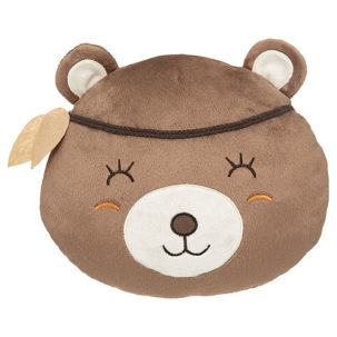 Cojín infantil osito marrón
