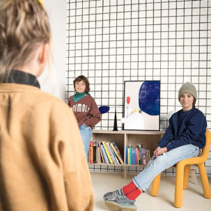 Papel pintado Young & Free - Keep Calm blanco - Imagen 2