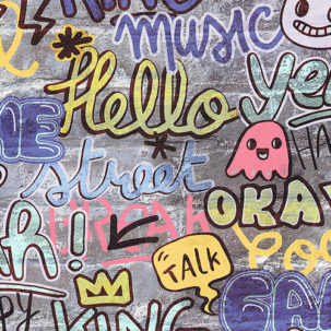 Papel pintado Young & Free - Make it Fun color