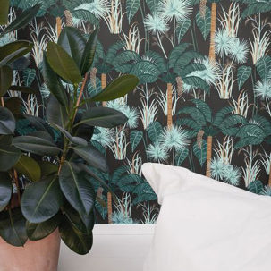 Papel pintado Young & Free - Enjoy Life negro - Imagen 2