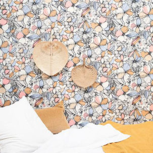 Papel pintado Young & Free - California Dreaming rosa - Imagen 2