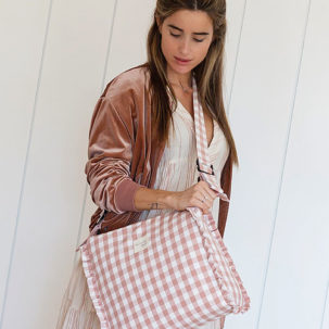 Bolsa canastilla Remy rosa - Imagen 3