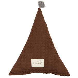 Cojín triángulo chocolate