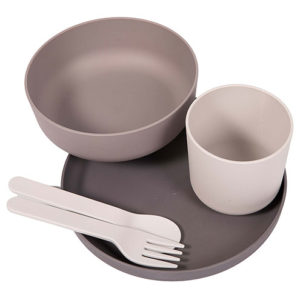 Vajilla 5 piezas Bio gris - Imagen 3