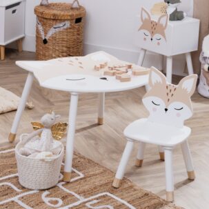 Mesa infantil con diseño de Zorro - Imagen 2