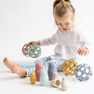 Pelota sensorial XL Pink - Imagen 3