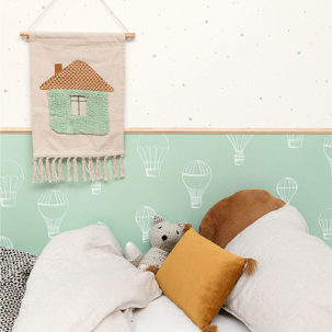 Papel pintado Autour du Monde - Rever mint - Imagen 2