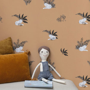 Papel pintado Autour du Monde - Contempler marrón - Imagen 4