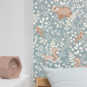 Papel pintado Autour du Monde - Se Faufiler gris - Imagen 3