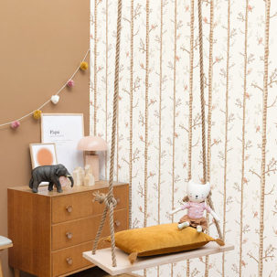 Papel pintado Autour du Monde - Escalader marrón - Imagen 3