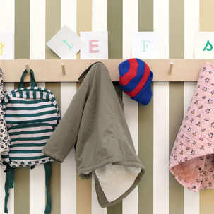 Papel pintado Autour du Monde - Se cacher kaki - Imagen 2