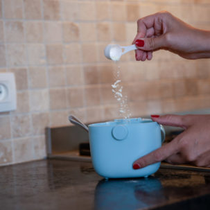 Cajita para leche en polvo B-Nomadic Blue - Imagen 2