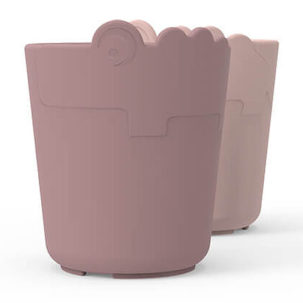 Pack de dos vasos Croco rosa - Imagen 3