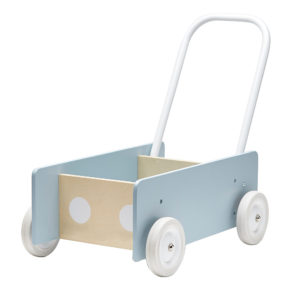 Andador de madera azul - Imagen 4