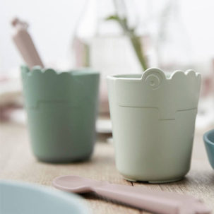 Pack de dos vasos Croco verde - Imagen 2