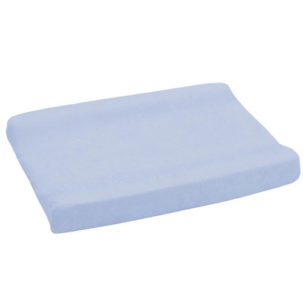 Funda para cambiador de cómoda de rizo azul